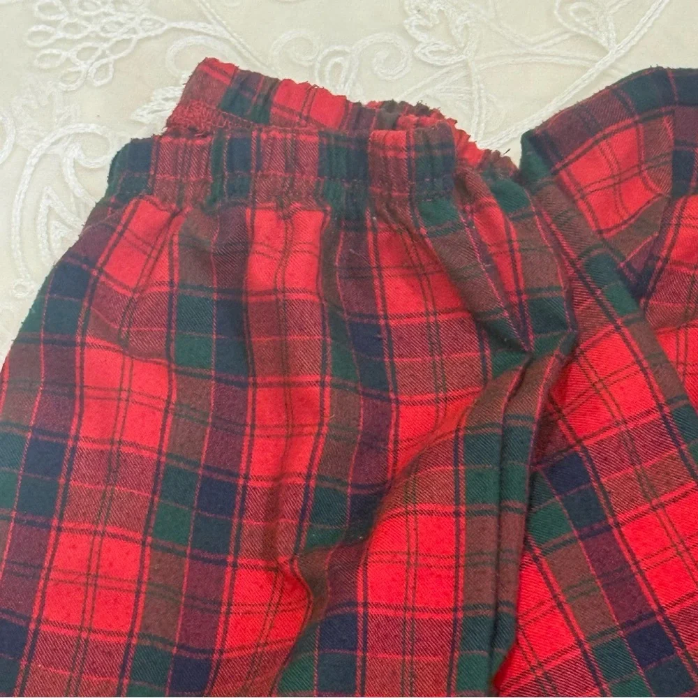 The Children's Place Red and Black Check Pajama Set